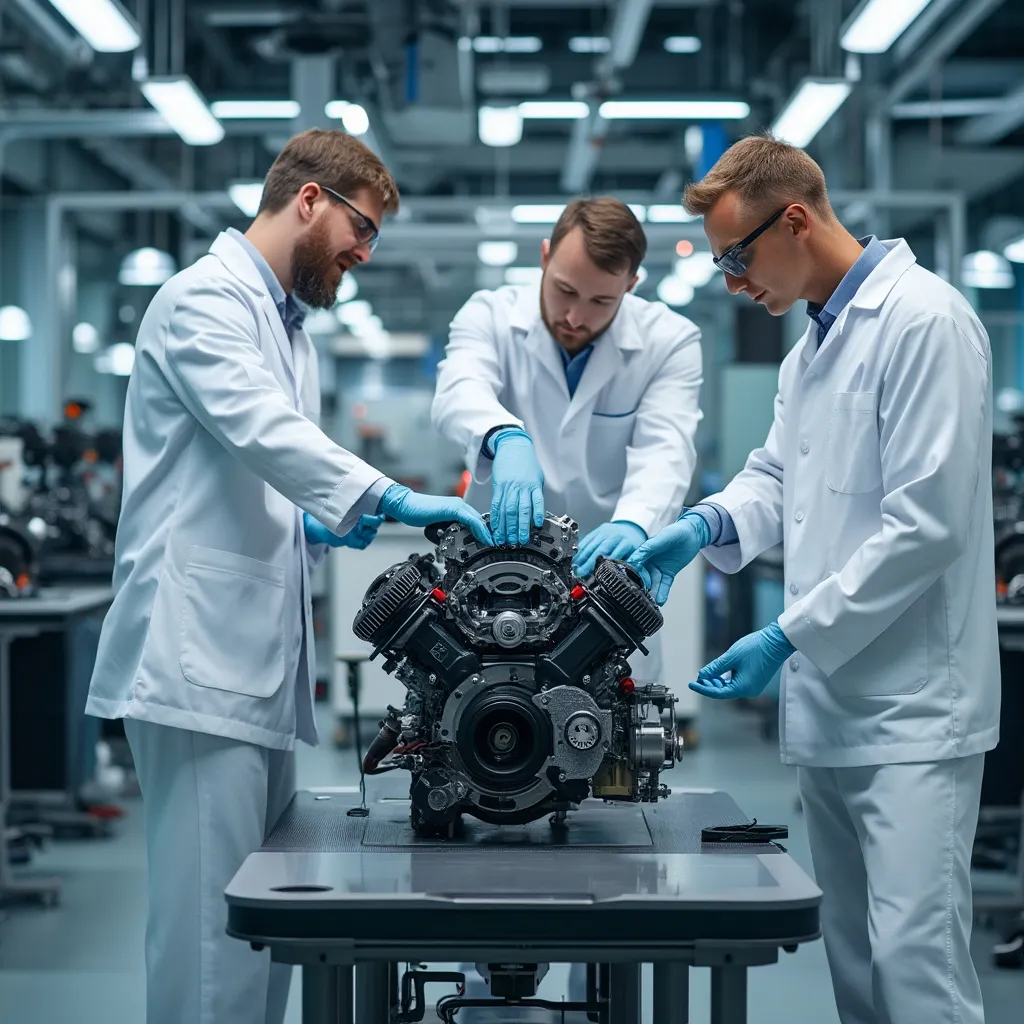 Laboratorio de investigación automotriz
