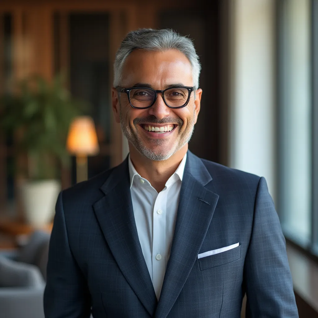 Retrato profesional de Javier Rodríguez, CEO de Auto Mundo